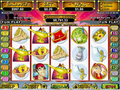aladdins wishes Slots